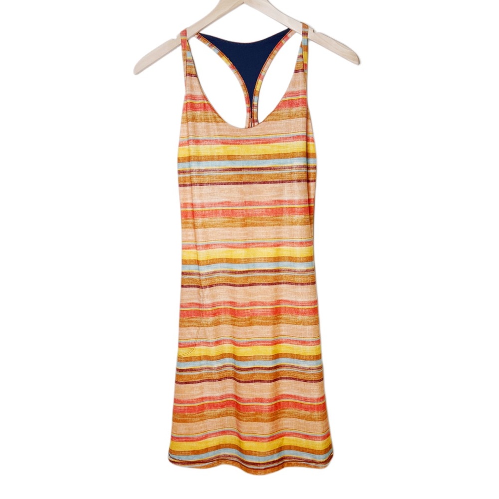 Prana Opal Francesca Striped Sundress - Size Medium - Picture 5 of 8